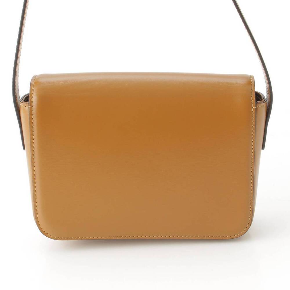 Celine Triomphe Calfskin Leather Shoulder Bag Camel Tan - Picture 4 of 8